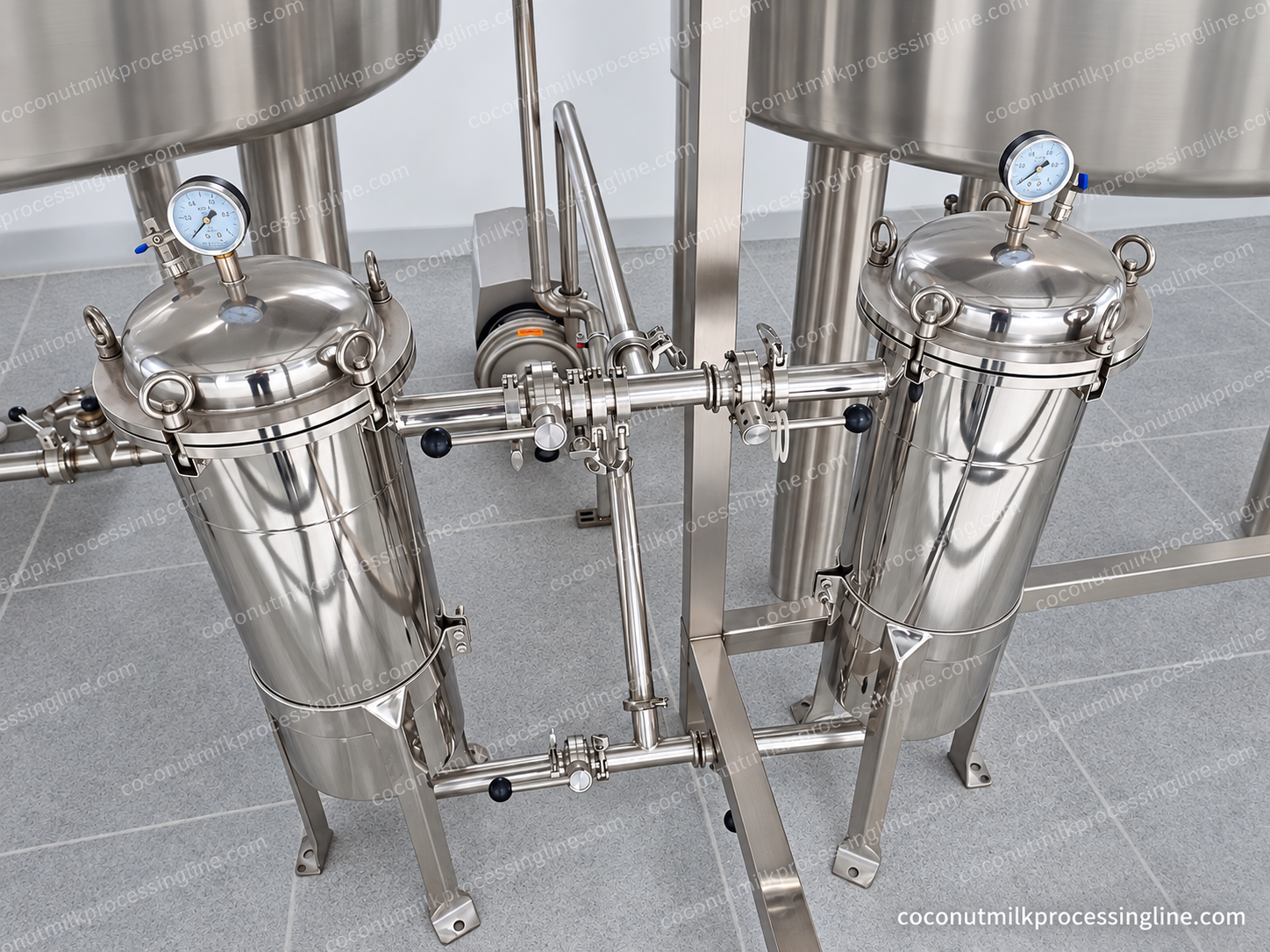 Coarse-fibre separation equipment reference from an actual source photograph